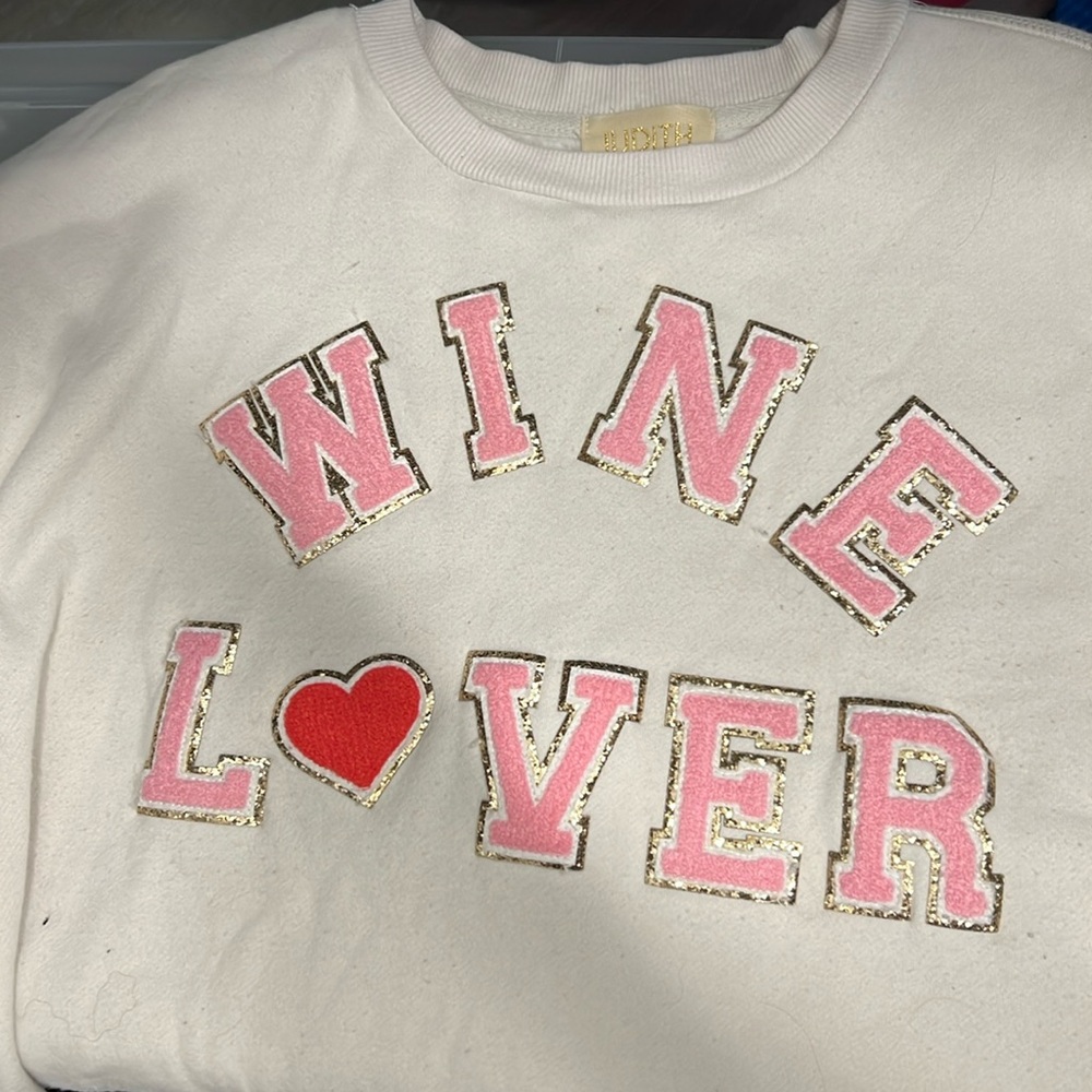 Judith March wine lover sweatshirt